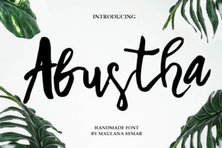Abustha: A Font for Bold Campaigns