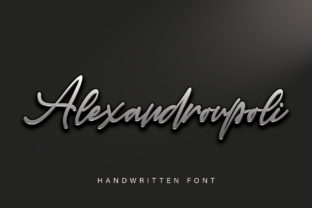 Alexandroupoli Font: Modern Script for Editorial Design