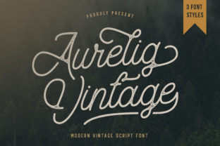 Aurelig Vintage Font for Elegant Branding