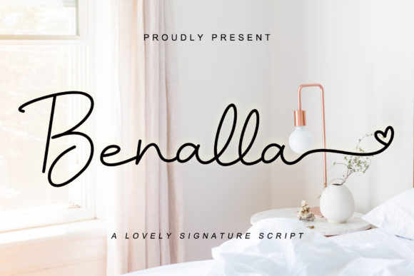 Benalla Font: Elegant Script for Editorial Design