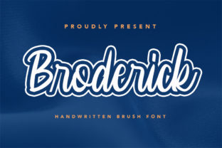 Broderick Font: Elegant Script for Editorial Design