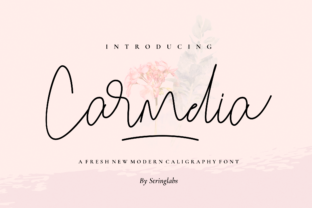 Carmelia Font: Modern Script for Business Branding