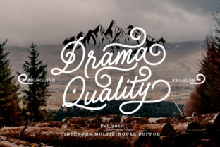 Drama Quality Font Review