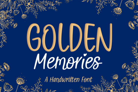 Golden Memories Font for Business