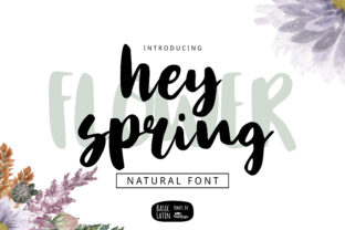 Hey Spring Font for Business Style