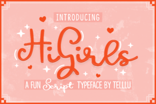 Hi Girls Font for Web Design