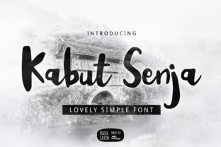 Kabut Senja Font for Creative Projects