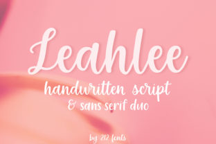 Leahlee Duo Font for Editorial Design