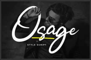 Osage Font: Modern Script for Editorial Design