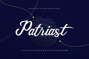 Patriast: A Script Font for Elegant Design