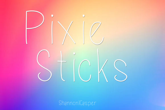 Pixie Sticks Font for Business Branding