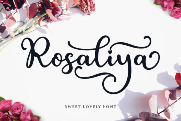 Rosaliya Font for Creative Makers