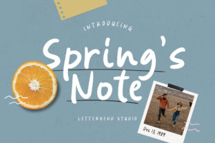 Spring’s Note: A Font for Business Magic