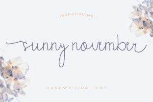 Sunny November Font for Creative Campaigns