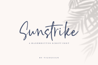 Sunstrike Font for Web Design