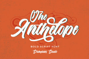 The Anthelope Font: Bold Retro Script for Creative Makers