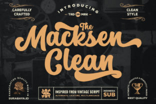 The Macksen Font: Elegant Script for Editorial Design