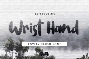 Wrist Hand Font for Creative Makers