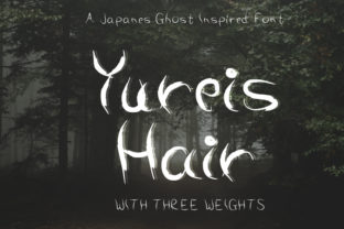 Yūrei s Hair Font for Business Branding